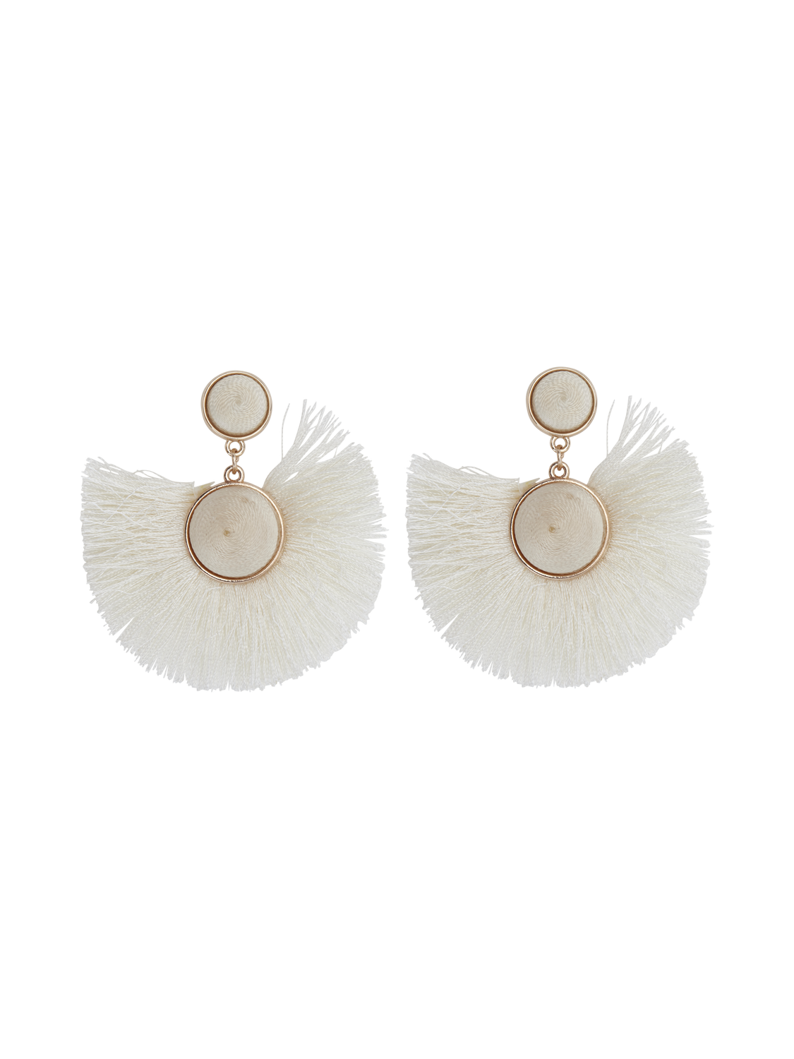 PCALAMA Earrings - Cloud Dancer